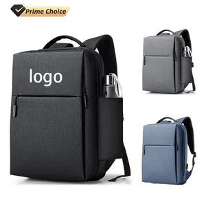 Benutzer definierte Smart Laptop Rucksack USB Aufladen Notebook Taschen Polyester schwarz Nylon Laptop Rucksäcke Schult aschen Unisex benutzer definierte Logo