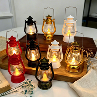 Mini Lampe à Pétrole Transparente en Plastique en Forme de Cheval, Bougie LED Sans Flamme Alimentée par Piles, Flottante sur l'Eau, pour Mariage et Noël