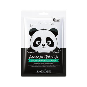Mascarilla Facial con Patrón Animal 25g SADOER Hidratante para el Cuidado de la Piel, Paquete Compacto - Product Image 1