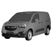 Parachoques Trasero Central Negro Con 4 Soportes PDC Para Asistente de Aparcamiento y Tapa Para Gancho de Remolque Para Peugeot Opel Citroen Fiat Toyota