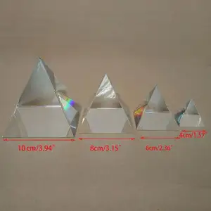 Lieferant von Glas kristall pyramiden prismen