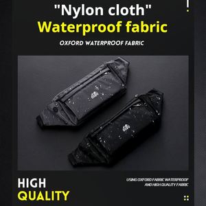 Cadeau d'entreprise promotionnel, sac banane en nylon personnalisable avec logo, avec poche pour téléphone - Product Image 4