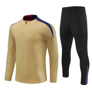 Jersey con capucha de fútbol de otoño para hombre, chándal de manga larga con patrón sólido, tela transpirable ecológica para entrenamiento - Product Image 2