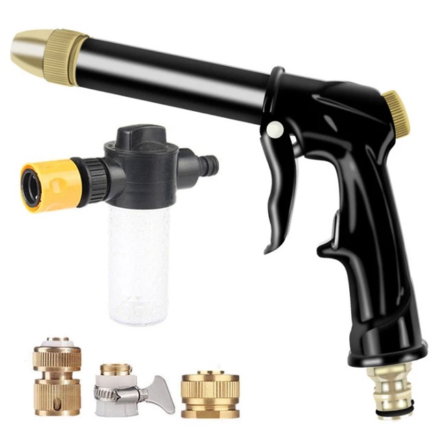 Мощный водяной пистолет высокого давления, садовый распылитель, шланг для мойки, насадка, поливочный Спринклер