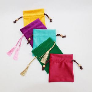 Flannel Velvet Pouch Gift <b>Drawstring</b> <b>Bag</b> Packaging Velvet Jewelry Pouch Velvet <b>Bag</b> - Product Image 4
