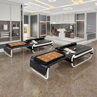 Table de spa de thérapie thermique à rouleau de jade avec matelas en tourmaline, lit de massage infrarouge, style coréen V3, fabricant maître