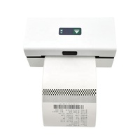 Imprimante d'étiquettes thermiques compacte 4 pouces - Imprimante USB/à codes-barres pour étiquettes d'expédition 4x6