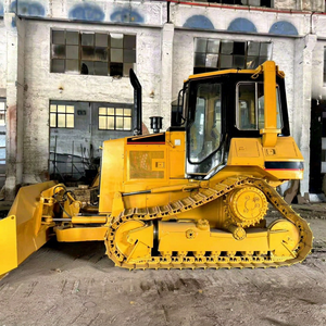 รถดันดินตีนตะขาบ Caterpillar D4H มือสอง รุ่นดั้งเดิม CAT D3G พร้อมริปเปอร์ CAT D7R D8R D9R สำหรับงานก่อสร้าง เครื่องยนต์ Cummins 6800W - Product Image 1