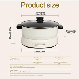 Marmite Électrique Polyvalente Antiadhésive Grande Capacité 4L Haute Qualité Durable Classe A Économe en Énergie Tendance 2026 Nettoyage Facile Pour la Maison - Product Image 2