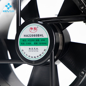 พัดลมระบายความร้อนแบบแกนหมุน HkFj ขนาด 60 นิ้ว ลูกปืนแบบลูกกลิ้ง AC 220V สำหรับอุตสาหกรรม - Product Image 5