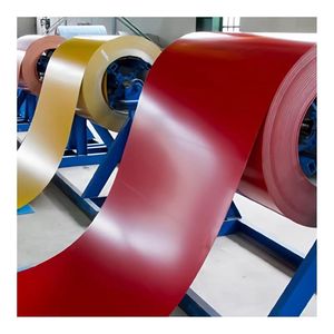 Tôles d'acier galvanisé prélaqué PPGI de haute qualité en bobines – Vente en gros usine – Pliage, découpe, soudage selon normes JIS/BIS/KS - Product Image 3