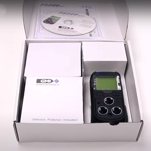 เครื่องตรวจจับก๊าซหลายชนิดแบบพกพา GMI PS200 PS500 เครื่องตรวจวัดก๊าซ 4 ชนิด อุปกรณ์ตรวจจับก๊าซเพื่อความปลอดภัยส่วนบุคคล - Product Image 5