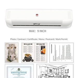 pequeño laminador eléctrico de rollo caliente 230MM máquina laminadora de plástico tamaño <span class=keywords><strong>a4</strong></span> plastificadora pre - Product Image 2