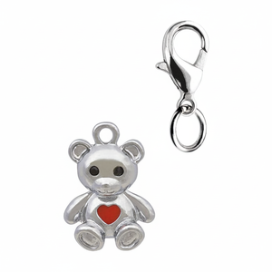 Ciondolo Religioso in Acciaio Inox Placcato con Logo Personalizzato, Placcatura in Oro 18K, Zirconi e Motivo Animale con Numero Mm15x19 - Product Image 2