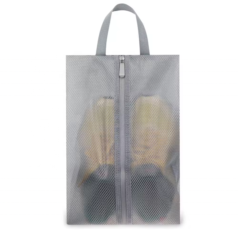 Large Grey Waterproof Travel Shoe Bag