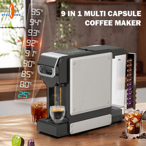 Cafetera Espresso Semiautomática de Acero Inoxidable de Estilo Italiano de 1450 W y 19 Bares - Product Image 5