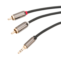 Aux 3.5Mm Plug untuk 2 * Rca Plug Kabel Audio Stereo untuk Ponsel dan Mp3 Pc Mobile Phone Gaming headphone Headset
