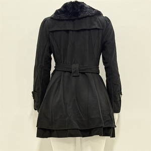 Nuova Giacca Invernale da Donna alla Moda, Lunga e <span class=keywords><strong>Doppiopetto</strong></span> con Cintura, Vendita all'Ingrosso - Product Image 3