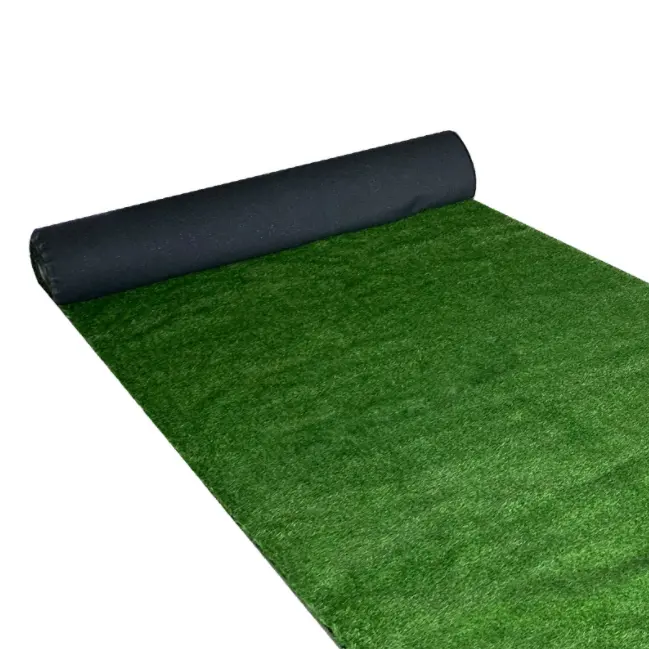 Tianyou Gym Flooring Fitness Rolled Grass Floor Mat with Customized Logo Black or Green Grass Turf