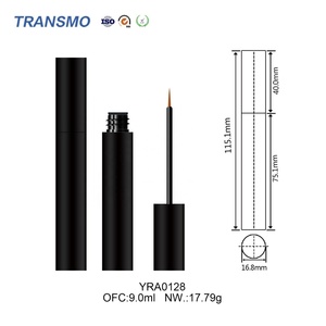 Flacon d'eye-liner en aluminium, tube de sérum pour cils vide de 4 ml avec brosse OEM, personnalisable (marque privée) - Product Image 2