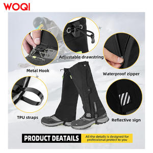Protège-jambes WOQI pour adultes, protection pour sports d'hiver en plein air, imperméables, respirants, en polyester, pour alpinisme, randonnée, camping - Product Image 4
