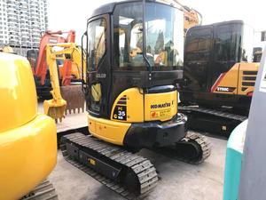 Mini-excavatrice de bonne qualité 3900 kg Komatsu Pc35 Pc40 modèle 2022, godet de 0,13 m, boîte de vitesses, moteur, pompe, d'occasion - Product Image 3