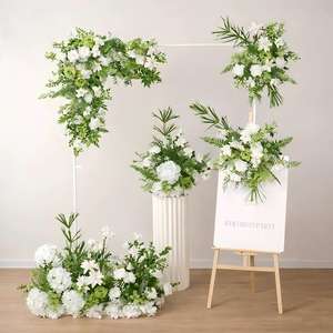 Decoración de Pared para Bodas, Eventos, Cine y Televisión, Arreglo In Situ con Flores Artificiales para Bodas, Venta al Por Mayor - Product Image 1