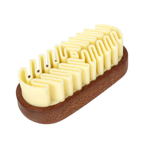 Yinste Solid Wood <b>Suede</b> <b>Brush</b> TPR Bristles For Shoe Cleaning - Product Image 5