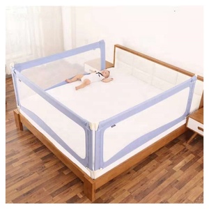 3 Packs de Barrière de Sécurité pour <span class=keywords><strong>Lit</strong></span> Bébé avec Système de Levage Vertical et Pieds Réglables en 3 Positions pour Lits Full/Queen/King - Product Image 3