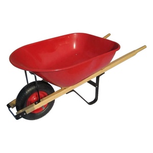 WH5400 Mango de madera Fabrica Carretilla de jardín industrial Carretillas de servicio pesado Carretilla de ruedas de construcción - Product Image 2