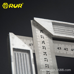 Rur Aluminum L-Shaped Angle Ruler 300 500mm Stainless Steel <b>Measuring</b> <b>Tool</b> For Precision Work - Product Image 1