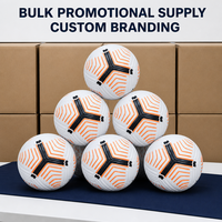 Ballons de football en cuir PVC durables cousus à la machine, taille 5, avec logo personnalisé, vente en gros par le fabricant Aiju, pour sports d'équipe en extérieur