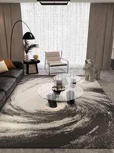 Alfombra para Sala <span class=keywords><strong>de</strong></span> Estar 2025, Nueva, Gris Claro, <span class=keywords><strong>de</strong></span> Lujo, <span class=keywords><strong>de</strong></span> Alta Gama, para Dormitorio, Tejida a Máquina, Lavable, Impermeable, para Mesa <span class=keywords><strong>de</strong></span> Centro - Product Image 2