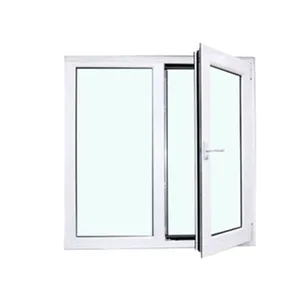 Cửa Sổ PVC Ấm Áp Bên Ngoài Cửa Sổ Kính Mở Cho Nhà, Cửa Sổ Và Cửa Ra Vào PVC