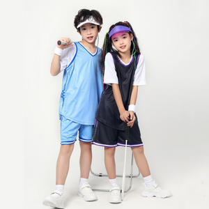 <span class=keywords><strong>2</strong></span> в 1 Молодежные баскетбольные майки на заказ | Комплекты униформы для игр и тренировок из двух предметов - Product Image 3