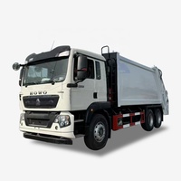 Camion compacteur de déchets Howo 20CBM, camion de collecte de déchets hydraulique à vendre
