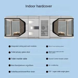 Cymdin prefab all'aperto mobile a buon mercato prezzo spazio capsula casa ristorante camera d'albergo piccola casa telaio contenitore <span class=keywords><strong>Resort</strong></span> space <span class=keywords><strong>resort</strong></span> - Product Image 5