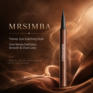 MRSIMBA Delineador Líquido de Larga Duración Resistente a Manchas 0.5ml, a Prueba de Sudor y <span class=keywords><strong>Aceite</strong></span>, de Secado Rápido, Punta Fina para Maquillaje de Ojos de Gato Preciso, en Caja - Product Image 1