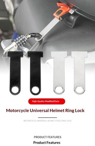Evrensel Alüminyum Kask Kilidi Braketi Motosiklet Modifiye Aksesuarları Anti-hırsızlık Kask Kablosu Bağlantı Tutucu - Product Image 3