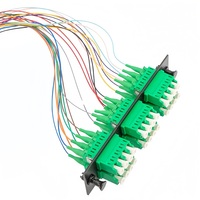 Panneau adaptateur de fibres optiques 24 ports LC APC Quad Monomode LGX pour coffret ODF