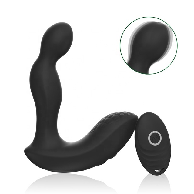 Wireless Silicone Prostate Massager and Gay Anal Plug Vibrator Men's Sex Toy with Vibration Feature