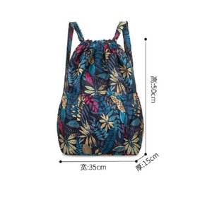 กระเป๋าเป้สะพายหลังแบบมีเชือกผูกสำหรับชายหาดและกีฬา  รับผลิตตามสั่ง  โลโก้ตามต้องการ  ขายส่ง  OEM  กระเป๋าชายหาด  กระเป๋ากีฬา  กระเป๋าเดินทาง  ทนทานต่อการใช้งาน - Product Image 2