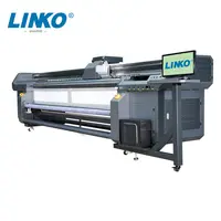 3.2M High Speed Embossing Effect Gen5 Heads Roll zu Roll UV Printer With Negative Pressure System für Wall Printing