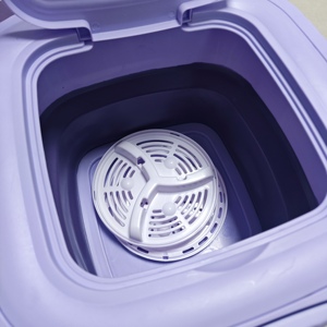 Lave-linge portable pliable 9L, mini-sécheuse électrique entièrement automatique pour sous-vêtements, vêtements de bébé, dortoir, voyage, maison - Product Image 5
