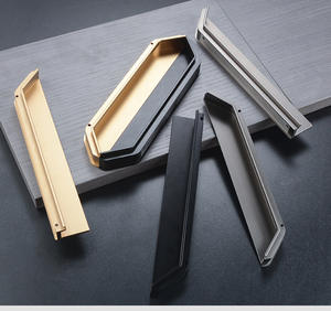 Poignées et boutons de meubles en alliage d'aluminium, style moderne, pour cuisine, armoire, appartement, salon, hôtel, portes de placard, tiroirs, commode - Product Image 6