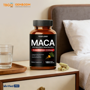Cápsulas OEM Wild for Maca, 60 Unidades en Botella, Procesamiento OEM Personalizado para Exportación Internacional - Product Image 2