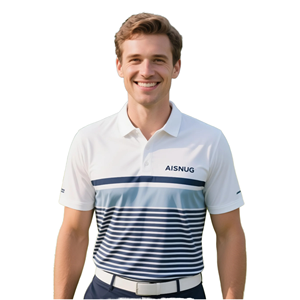 Nouveau design respirant, polo imprimé pour homme, coton et polyester, haute densité de couture, qualité supérieure pour homme, commande en gros - Product Image 1
