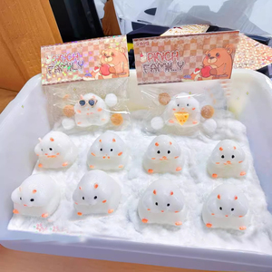 Adorable Juguete de Peluche de Hámster, Juguete de TPR Súper Suave para Apretar, para Todas las Edades, Divertido para Aliviar el Estrés, Regalo Creativo para Relajarse - Product Image 3