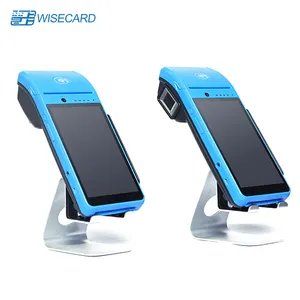 Wisecard New Design T90 Touch Screen Payment Terminal 4G Mobile Smart Android Handheld POS Terminal With Printer NFC Function