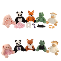 Shanghai pour des jouets en peluche personnalisés en coton écologique PP, lapin et renard, pour enfants, cadeau